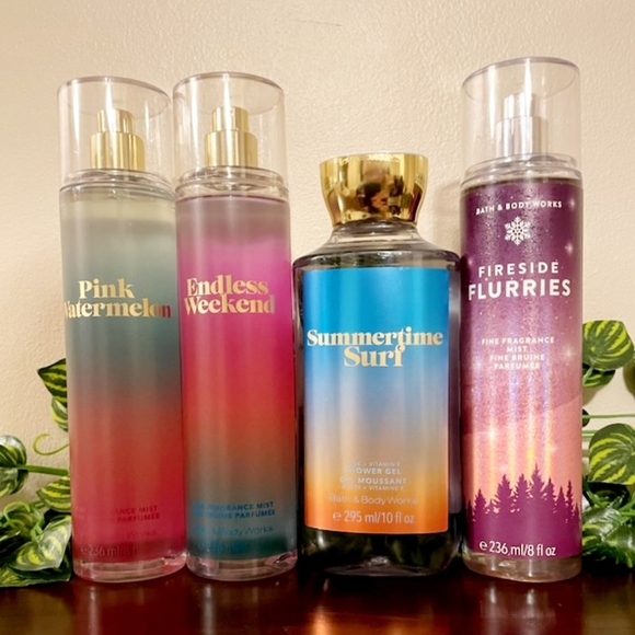 Bath & Body Works Other - Bath and Body Works Lot Spray Wash Perfume Watermelon Summertime Endless Weekend